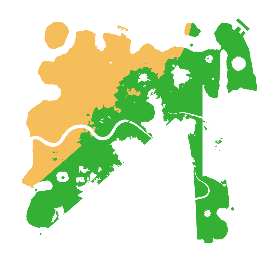 Biome Rust Map: Procedural Map, Size: 3500, Seed: 1669057512