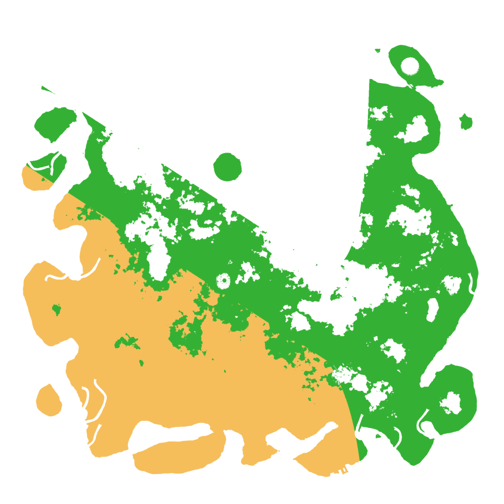 Biome Rust Map: Procedural Map, Size: 5000, Seed: 12528