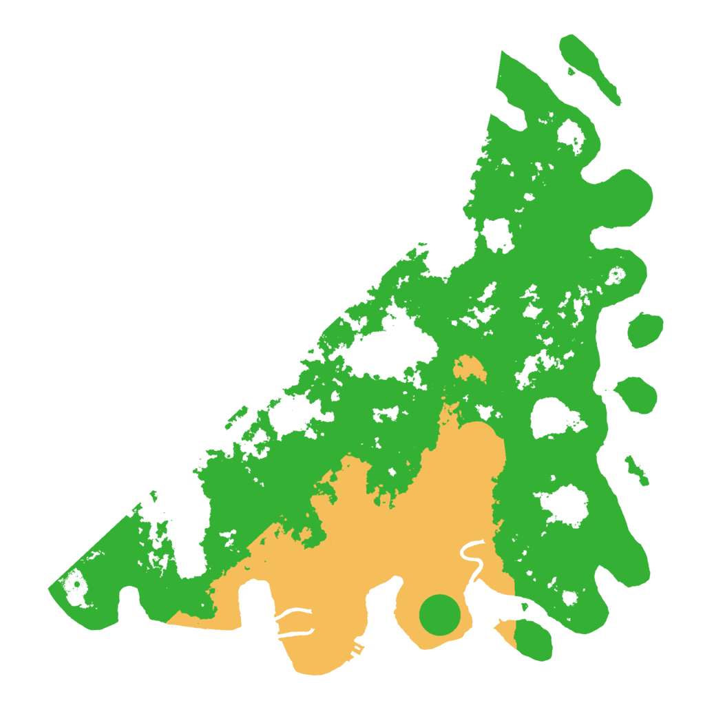Biome Rust Map: Procedural Map, Size: 4500, Seed: 249145