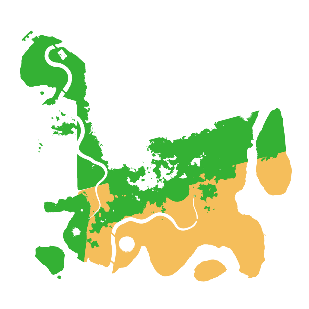 Biome Rust Map: Procedural Map, Size: 3500, Seed: 633208798
