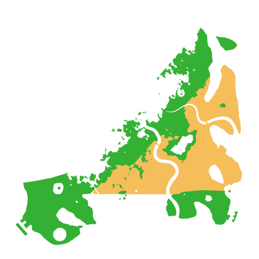 Biome Rust Map: Procedural Map, Size: 3500, Seed: 617355334