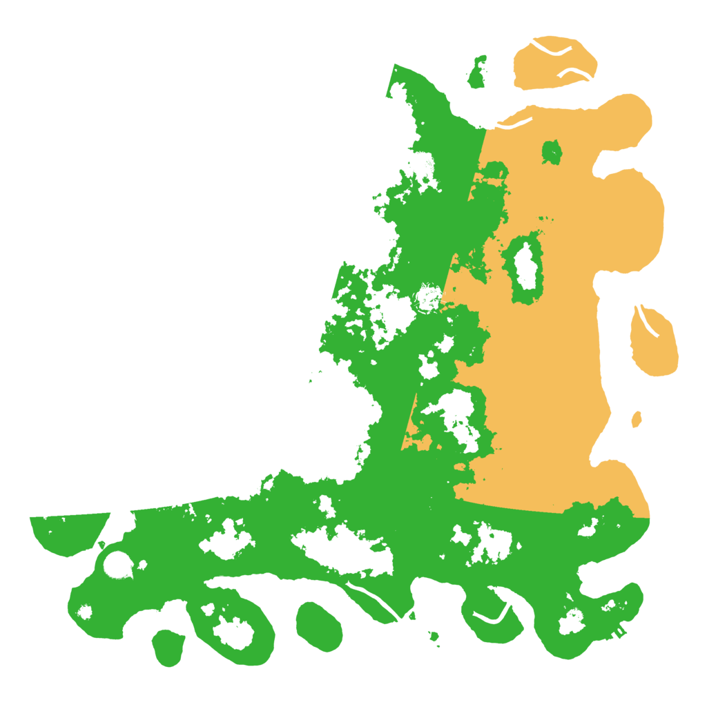 Biome Rust Map: Procedural Map, Size: 4500, Seed: 8008