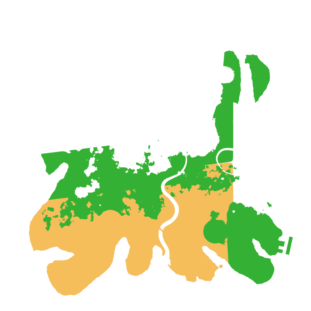Biome Rust Map: Procedural Map, Size: 3500, Seed: 797103494