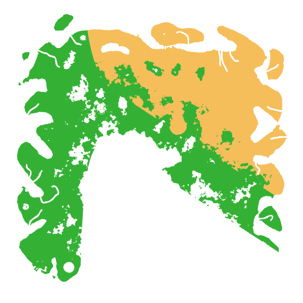 Biome Rust Map: Procedural Map, Size: 5000, Seed: 63474