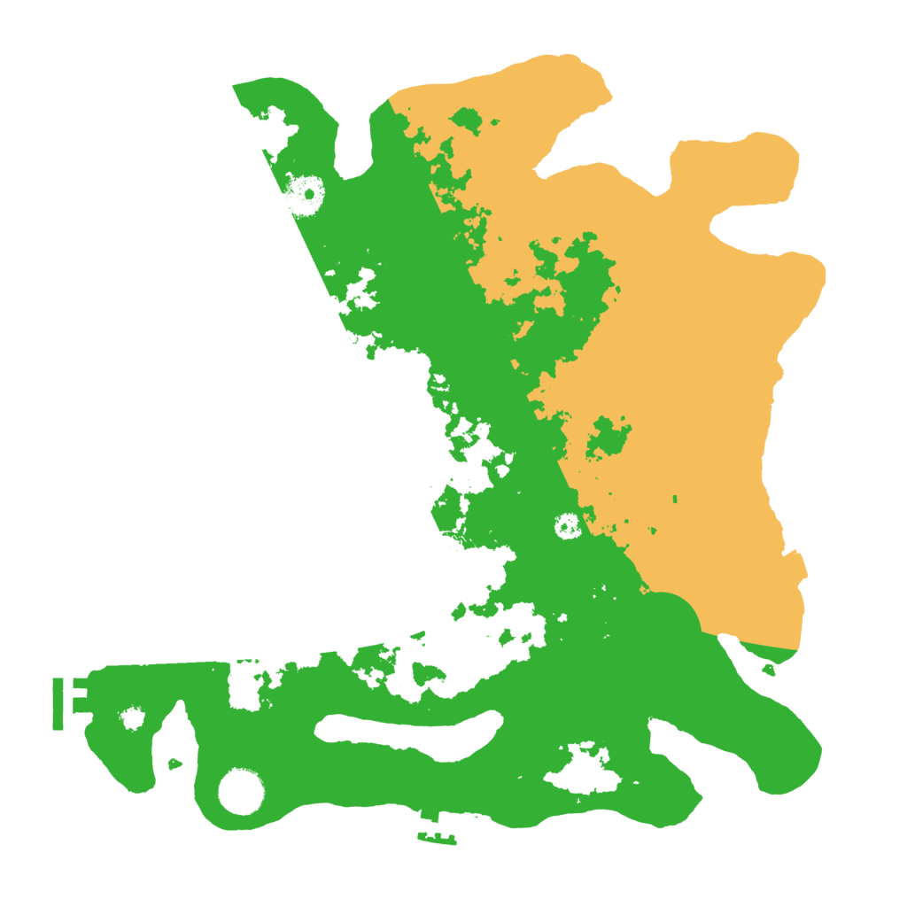 Biome Rust Map: Procedural Map, Size: 3500, Seed: 795669403