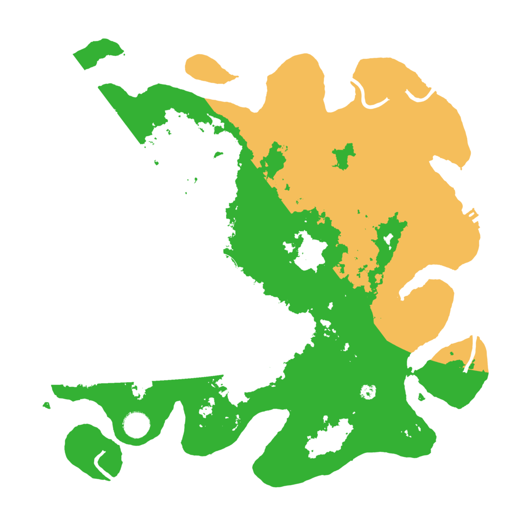 Biome Rust Map: Procedural Map, Size: 3500, Seed: 89712302