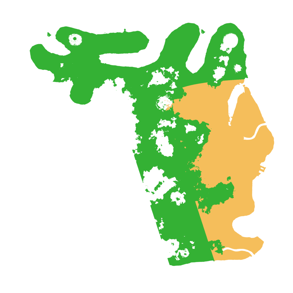 Biome Rust Map: Procedural Map, Size: 3500, Seed: 1929998137