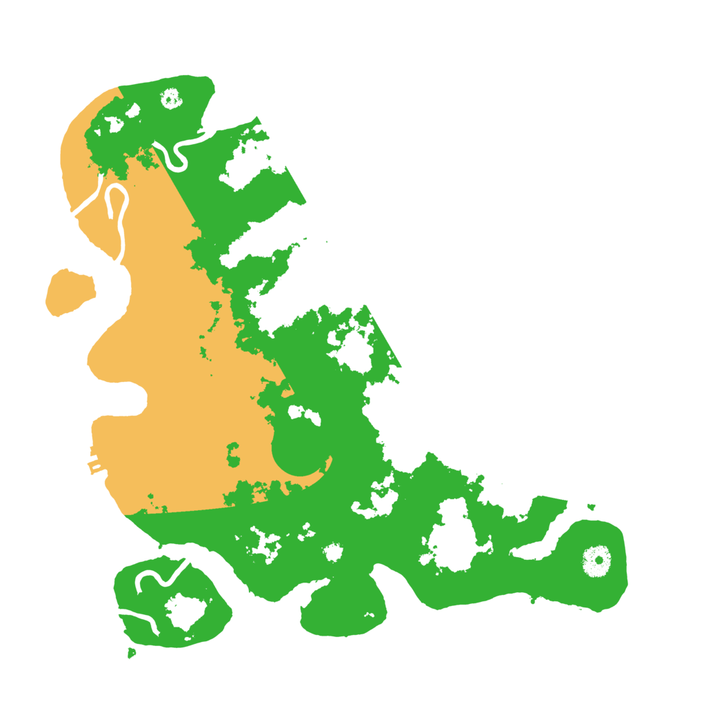 Biome Rust Map: Procedural Map, Size: 3500, Seed: 65030271