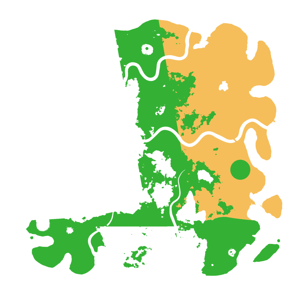 Biome Rust Map: Procedural Map, Size: 4000, Seed: 7500