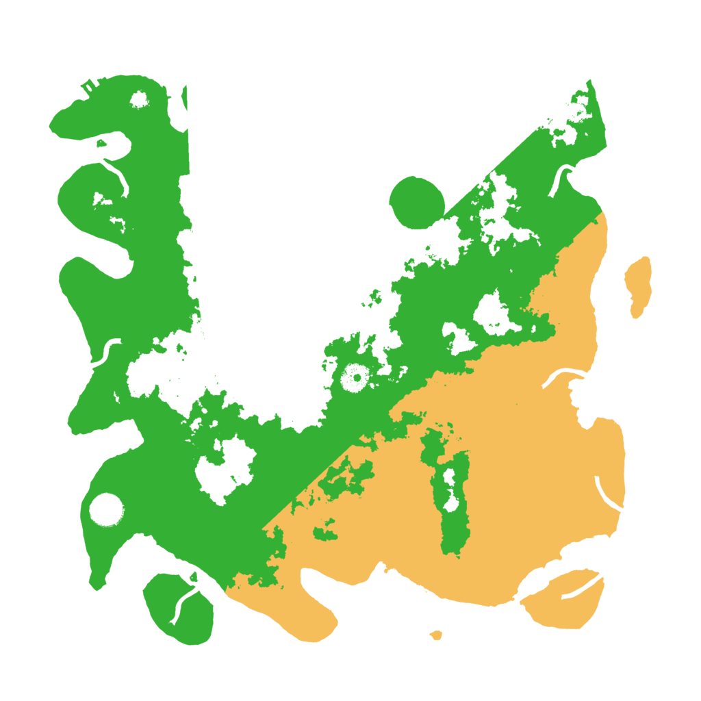 Biome Rust Map: Procedural Map, Size: 3700, Seed: 20112