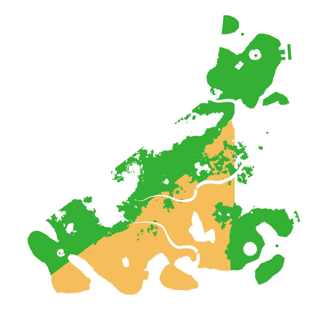 Biome Rust Map: Procedural Map, Size: 4050, Seed: 780381578