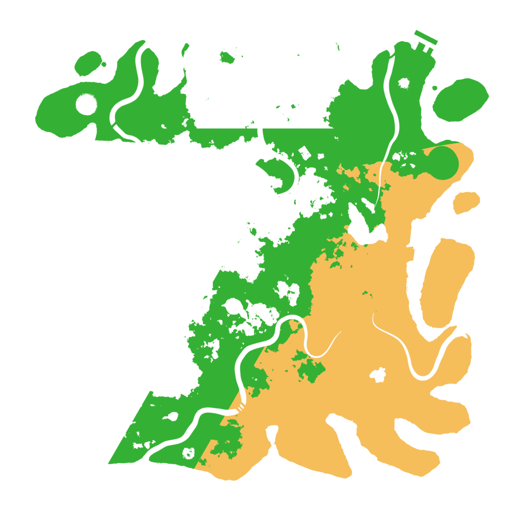 Biome Rust Map: Procedural Map, Size: 4250, Seed: 1797146174