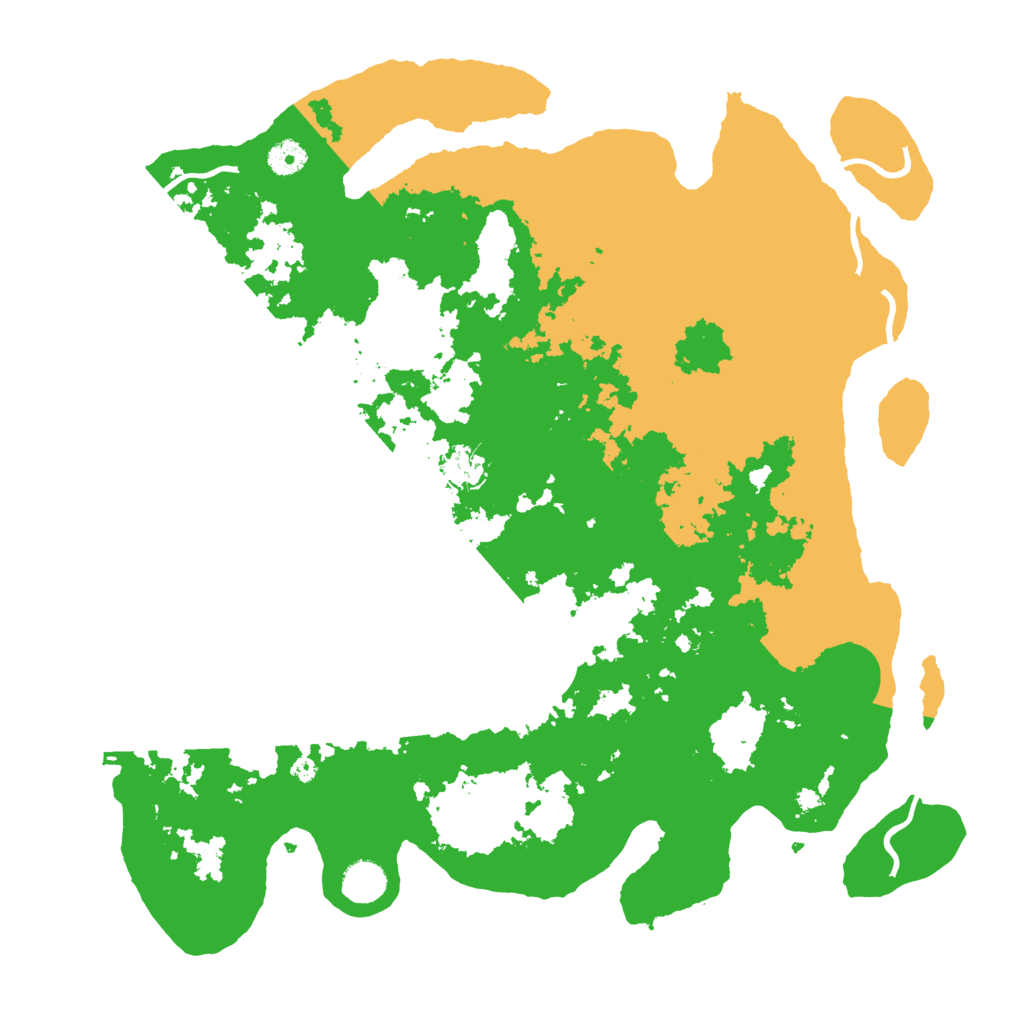 Biome Rust Map: Procedural Map, Size: 4250, Seed: 1245344367