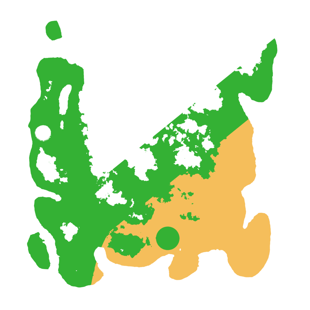 Biome Rust Map: Barren, Size: 3500, Seed: 694229581