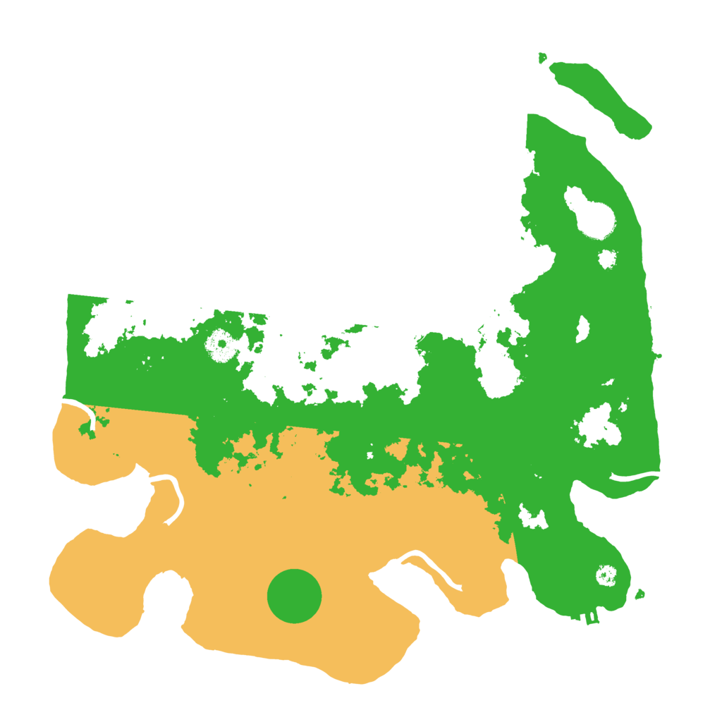 Biome Rust Map: Procedural Map, Size: 3500, Seed: 1615423028