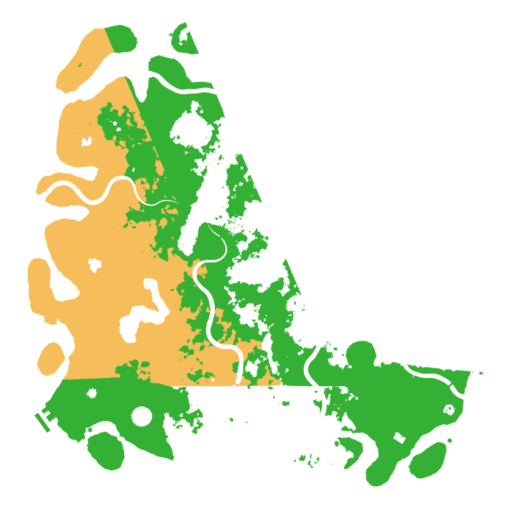 Biome Rust Map: Procedural Map, Size: 4800, Seed: 2066919922