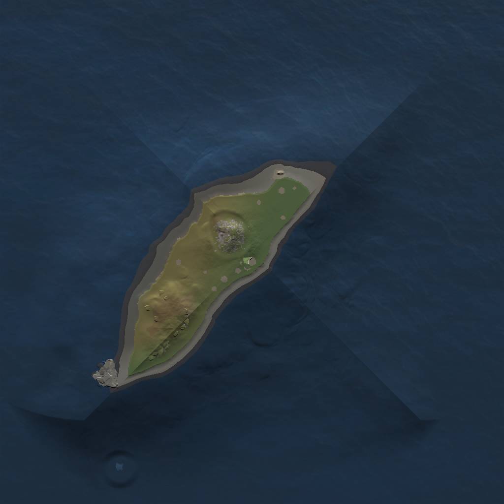 Rust Map: Procedural Map, Size: 1000, Seed: 785417, 3 Monuments