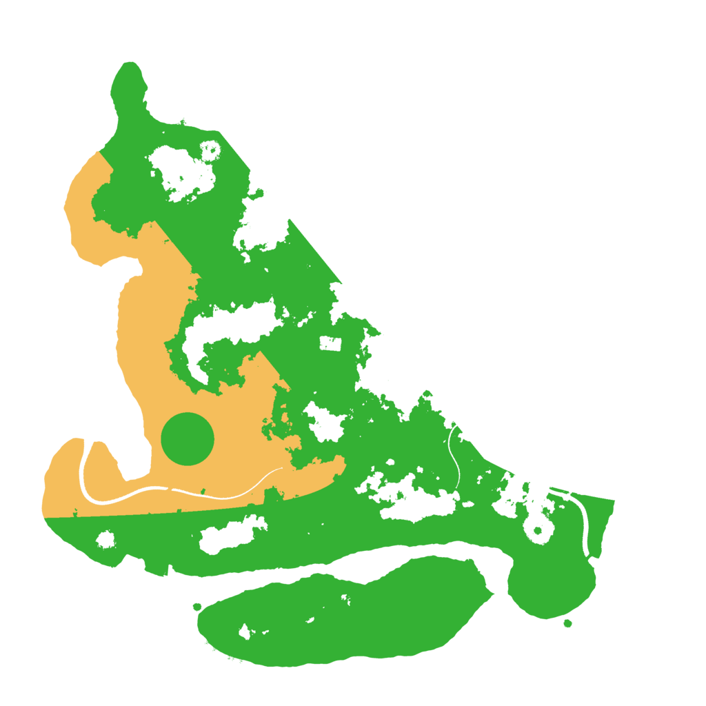Biome Rust Map: Procedural Map, Size: 3500, Seed: 26197601