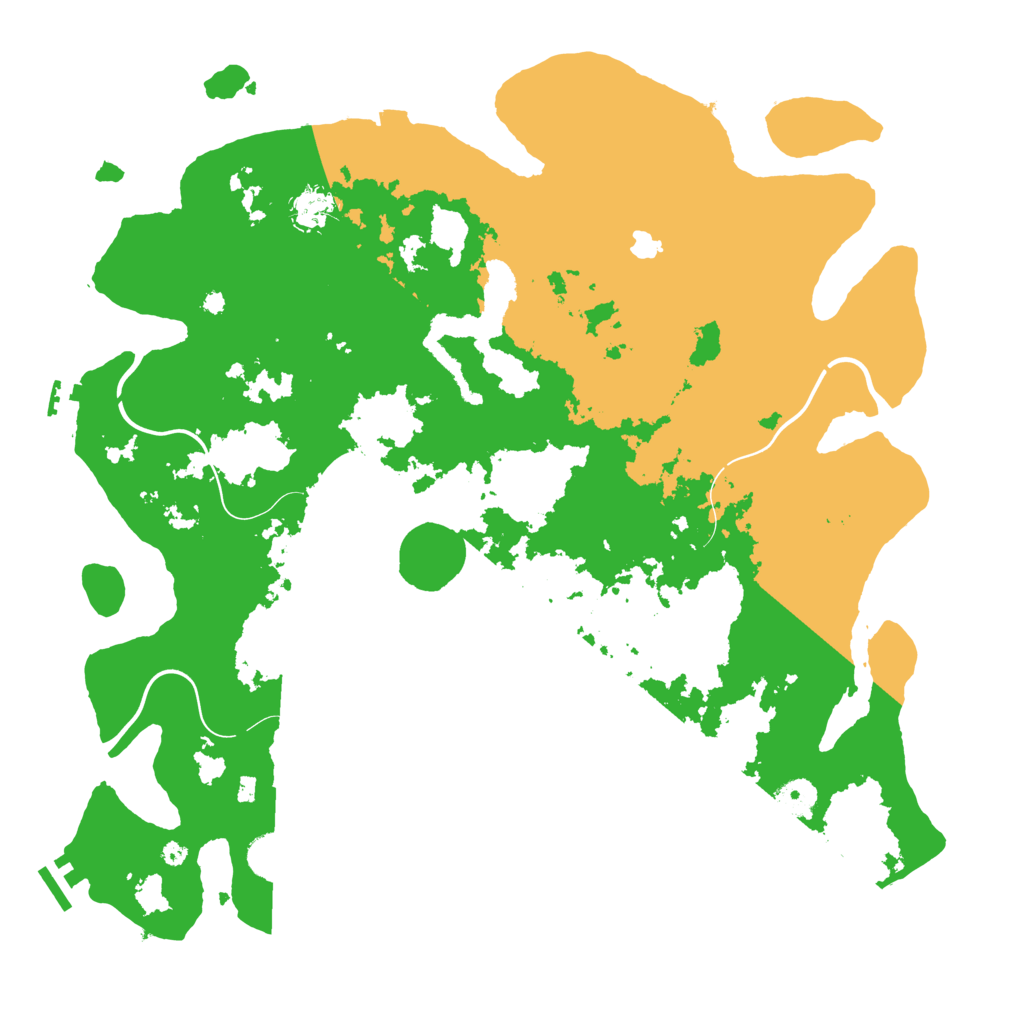 Biome Rust Map: Procedural Map, Size: 4250, Seed: 1938201742