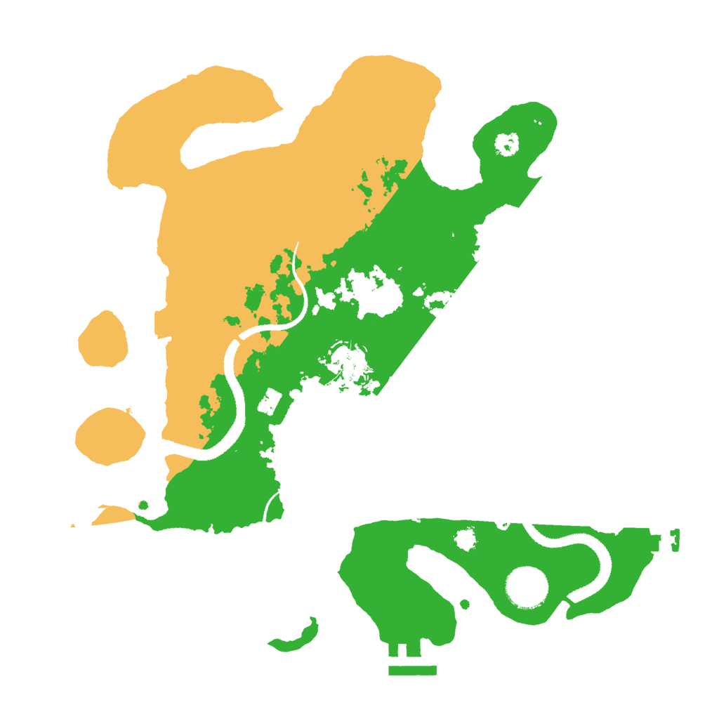 Biome Rust Map: Procedural Map, Size: 3000, Seed: 1150626579