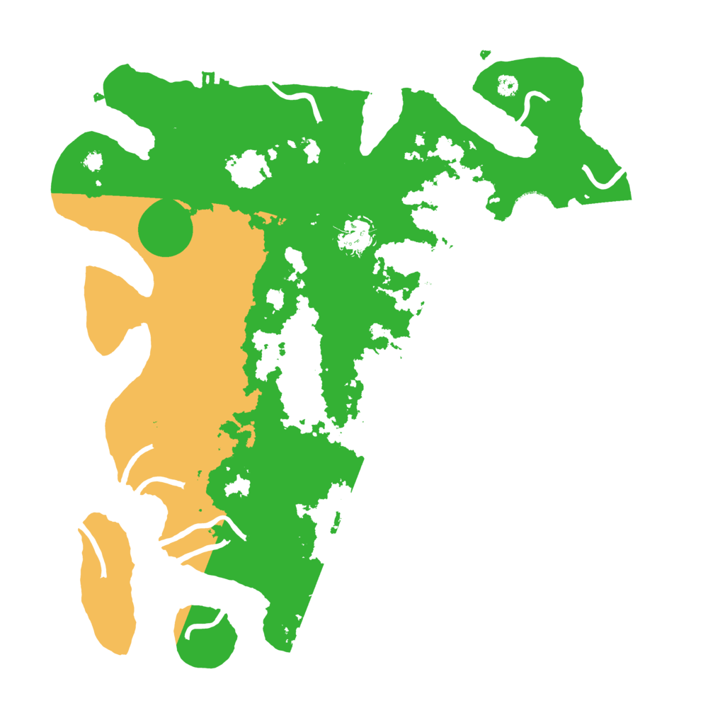 Biome Rust Map: Procedural Map, Size: 3500, Seed: 4602738