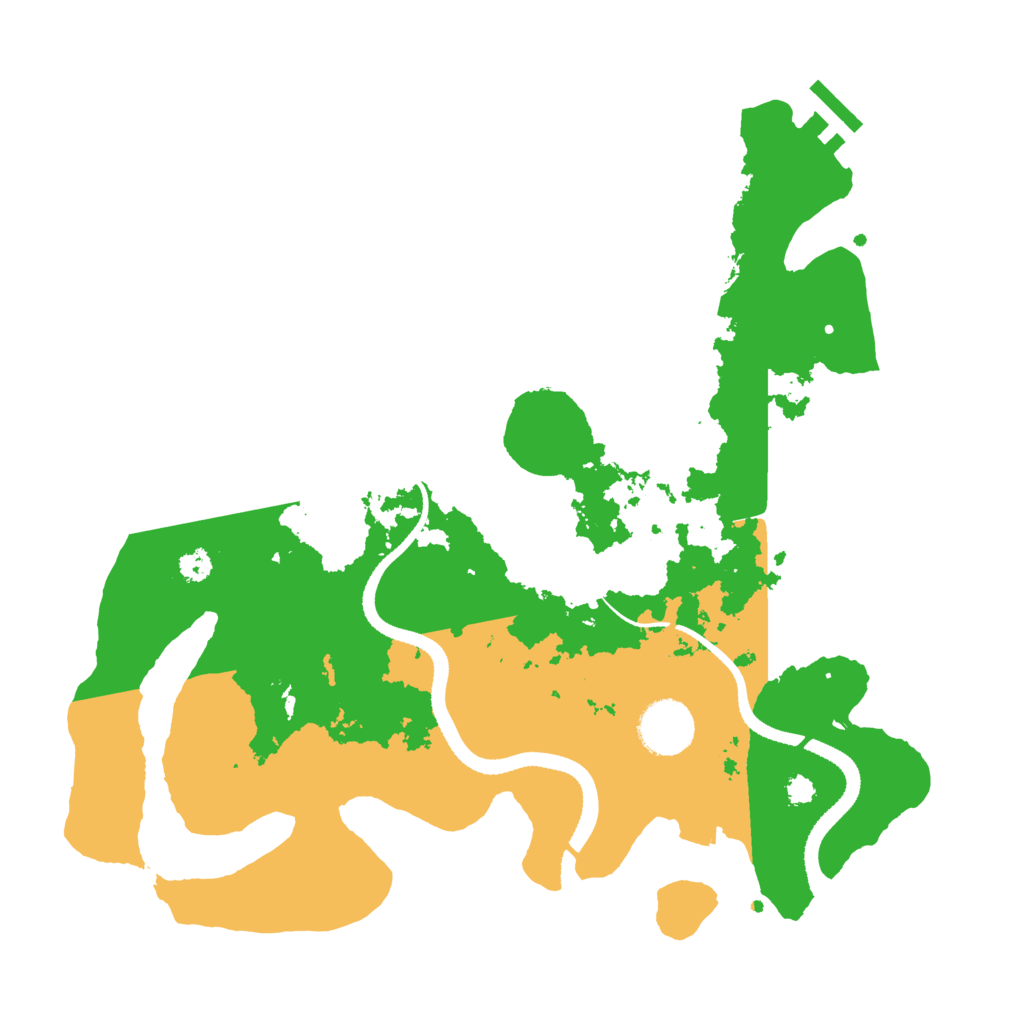 Biome Rust Map: Procedural Map, Size: 3250, Seed: 14524