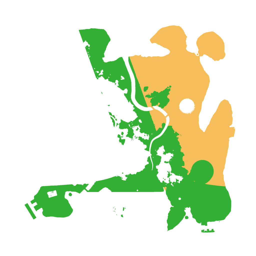 Biome Rust Map: Procedural Map, Size: 3000, Seed: 1427570932