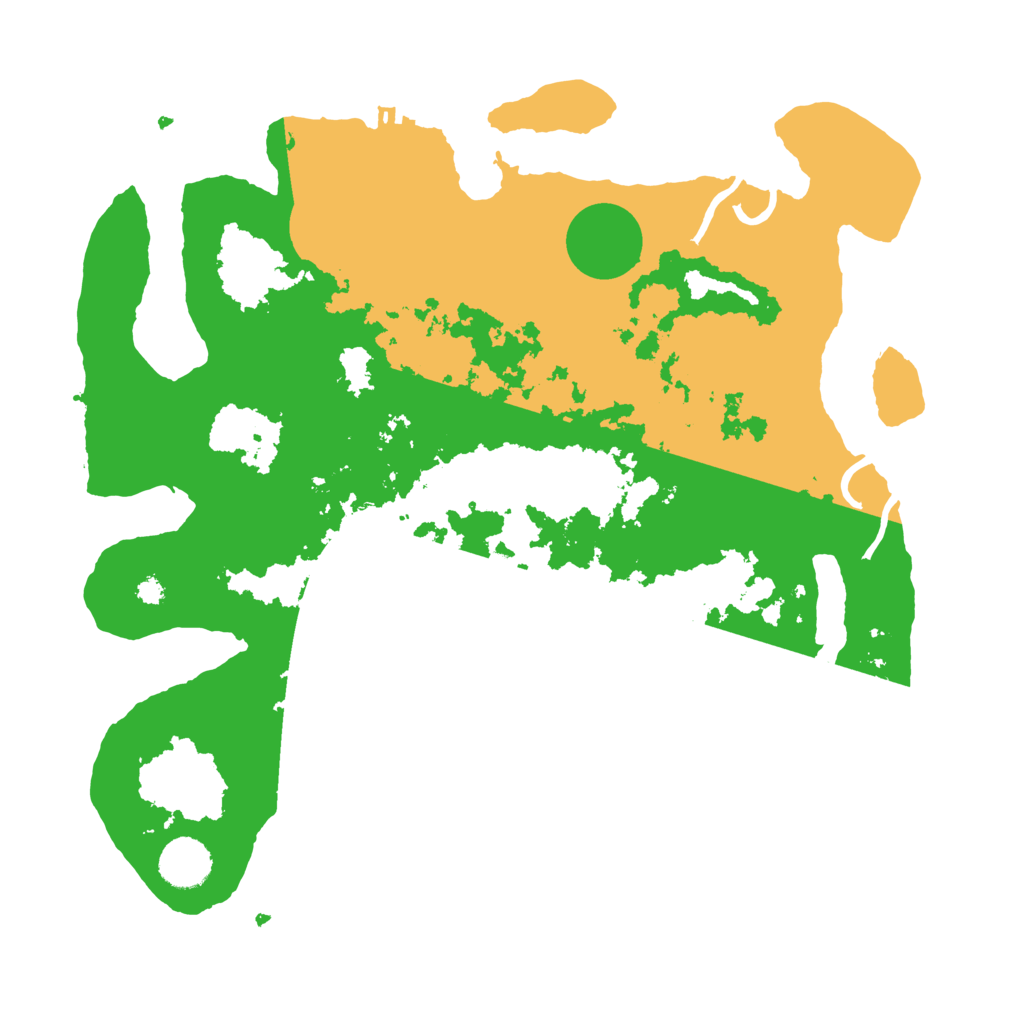 Biome Rust Map: Procedural Map, Size: 3550, Seed: 92350