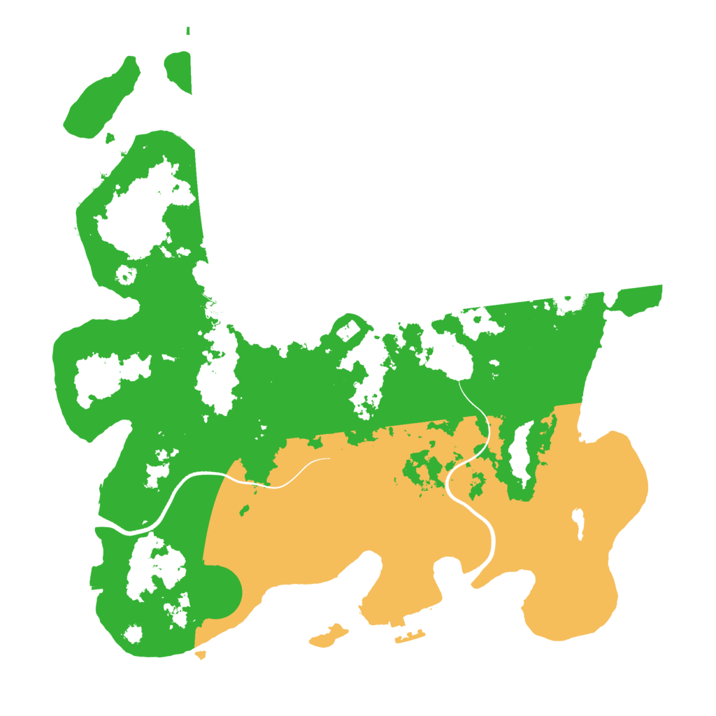 Biome Rust Map: Procedural Map, Size: 3560, Seed: 597825