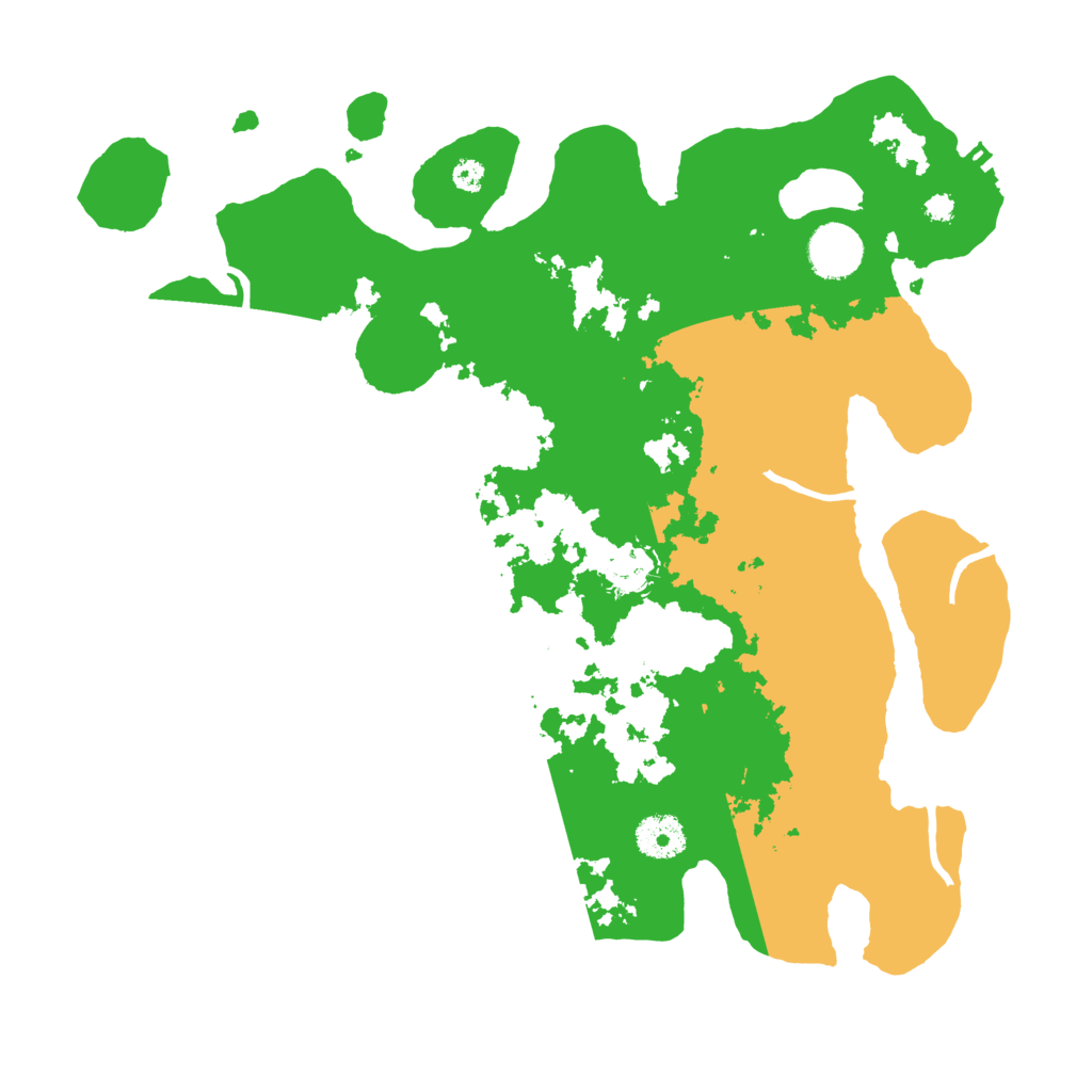 Biome Rust Map: Procedural Map, Size: 3500, Seed: 77639473