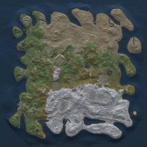 Thumbnail Rust Map: Procedural Map, Size: 4250, Seed: 7336241, 20 Monuments