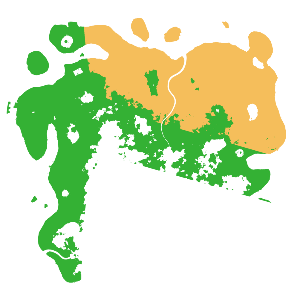 Biome Rust Map: Procedural Map, Size: 3850, Seed: 55640058