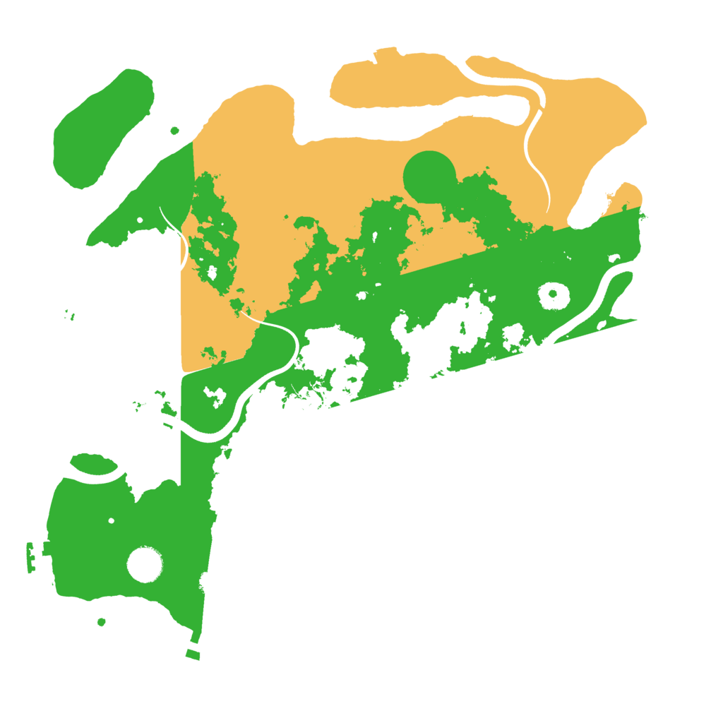 Biome Rust Map: Procedural Map, Size: 3600, Seed: 16334887