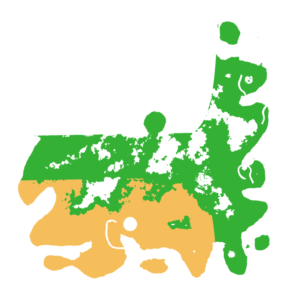 Biome Rust Map: Procedural Map, Size: 3800, Seed: 43563636