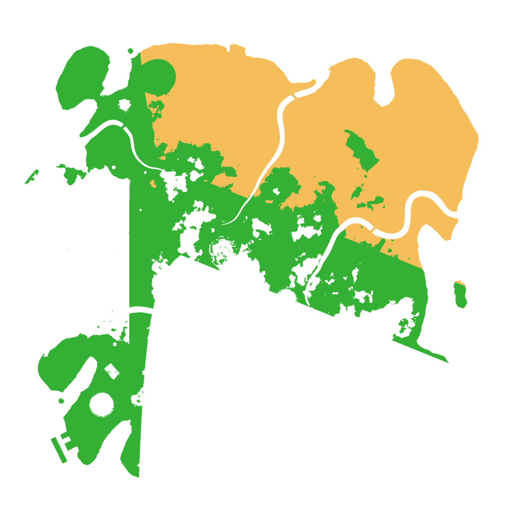 Biome Rust Map: Procedural Map, Size: 3850, Seed: 41663185
