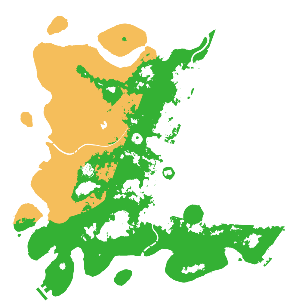 Biome Rust Map: Procedural Map, Size: 4250, Seed: 48236206