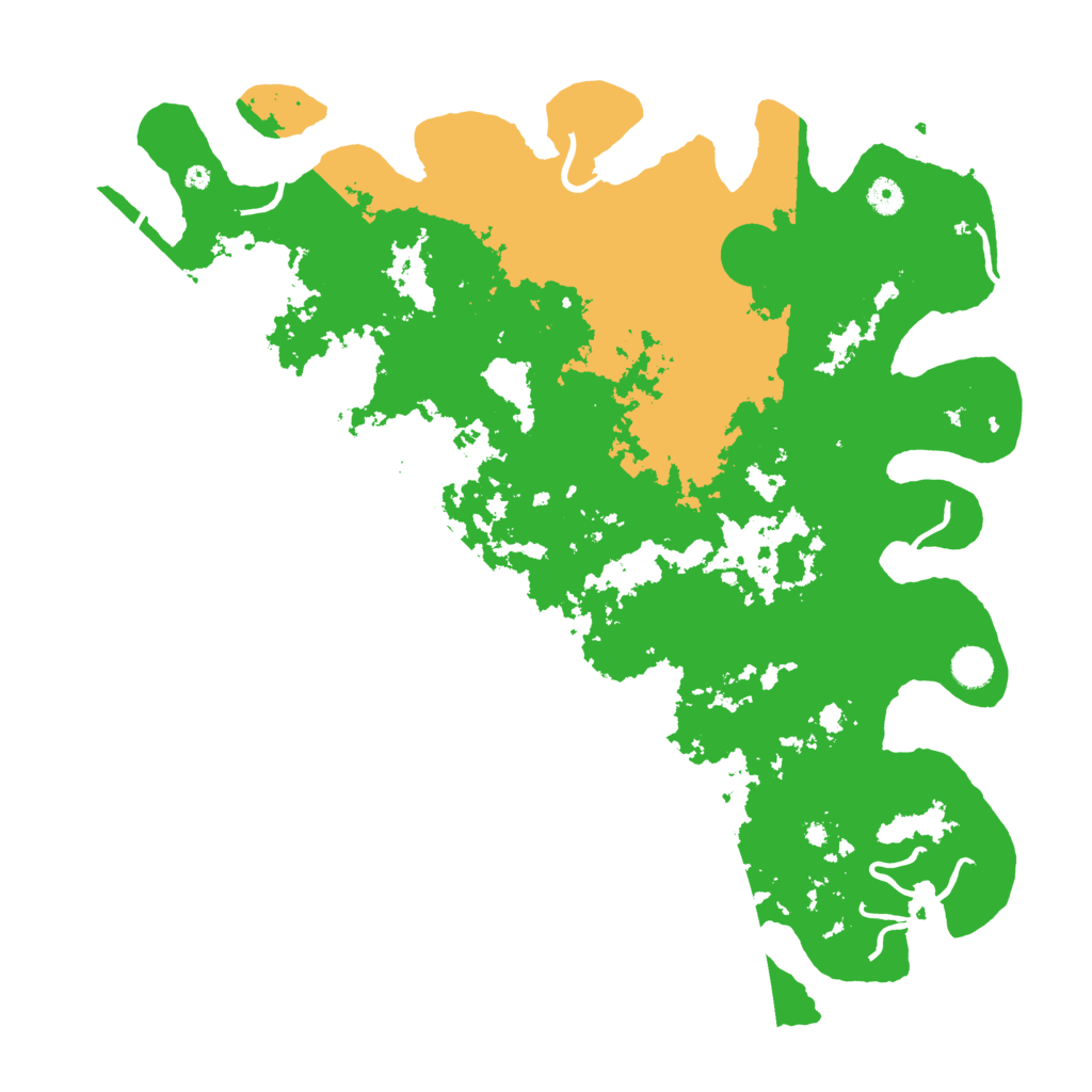 Biome Rust Map: Procedural Map, Size: 4600, Seed: 8888