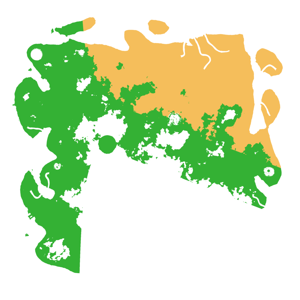 Biome Rust Map: Procedural Map, Size: 4500, Seed: 328752