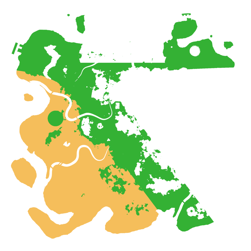 Biome Rust Map: Procedural Map, Size: 4250, Seed: 45600