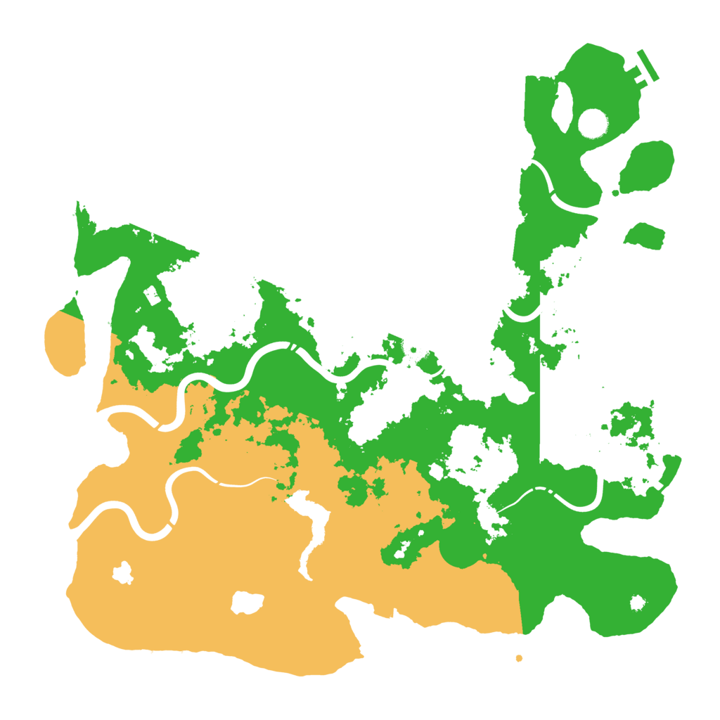 Biome Rust Map: Procedural Map, Size: 4250, Seed: 2147280871