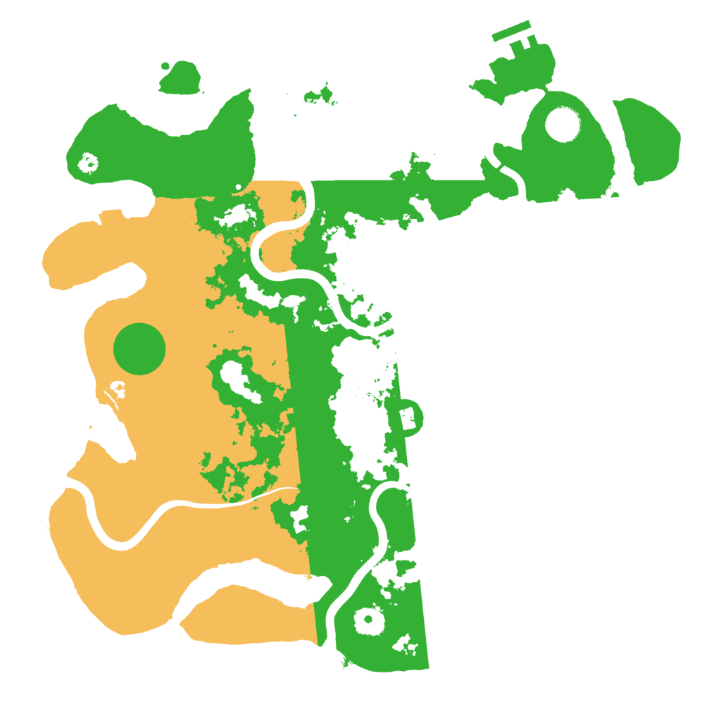 Biome Rust Map: Procedural Map, Size: 3650, Seed: 1223005312