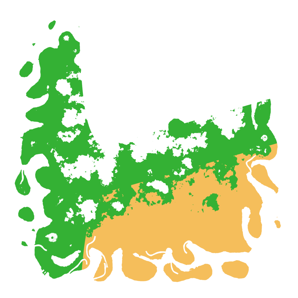 Biome Rust Map: Procedural Map, Size: 5000, Seed: 2055635112