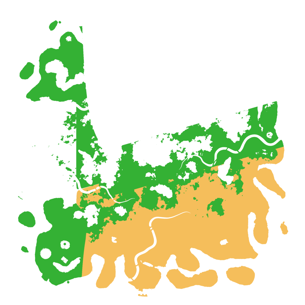 Biome Rust Map: Procedural Map, Size: 5000, Seed: 2055635112