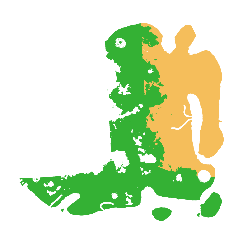 Biome Rust Map: Procedural Map, Size: 3500, Seed: 2137