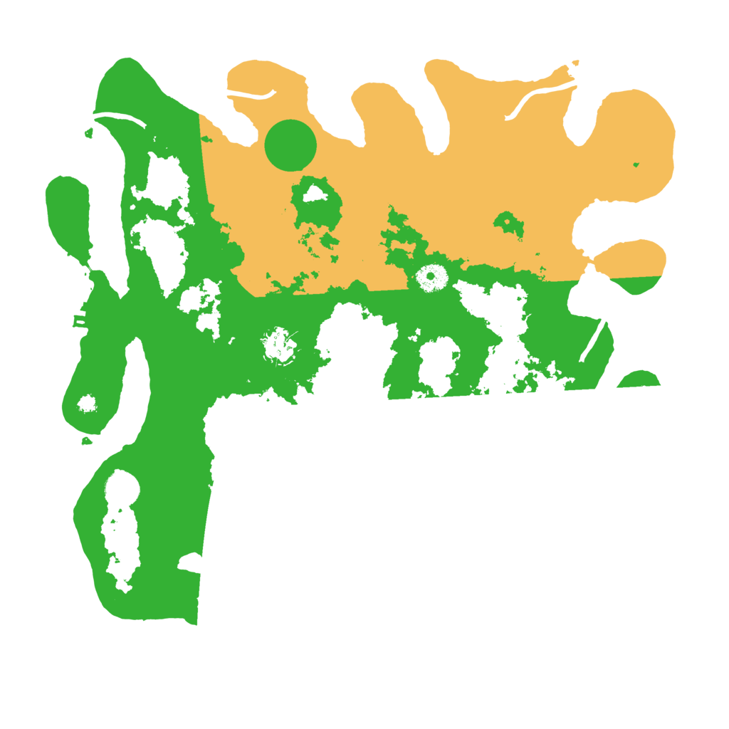 Biome Rust Map: Procedural Map, Size: 3700, Seed: 7771850