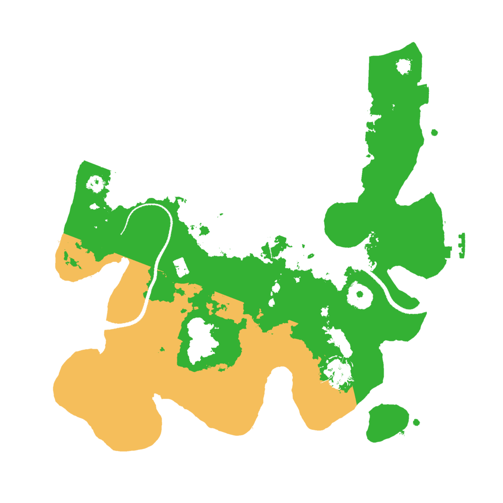 Biome Rust Map: Procedural Map, Size: 3000, Seed: 8948