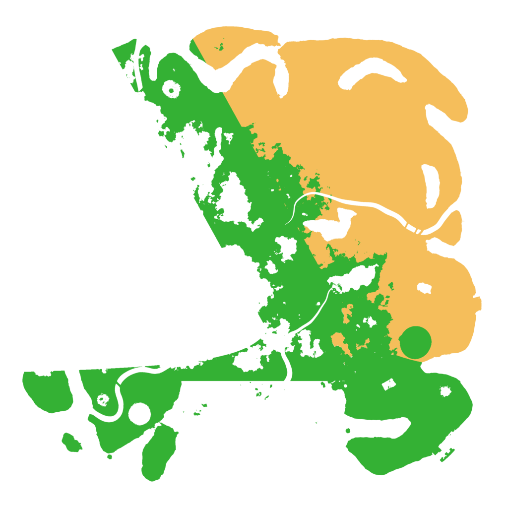 Biome Rust Map: Procedural Map, Size: 4300, Seed: 1571054901