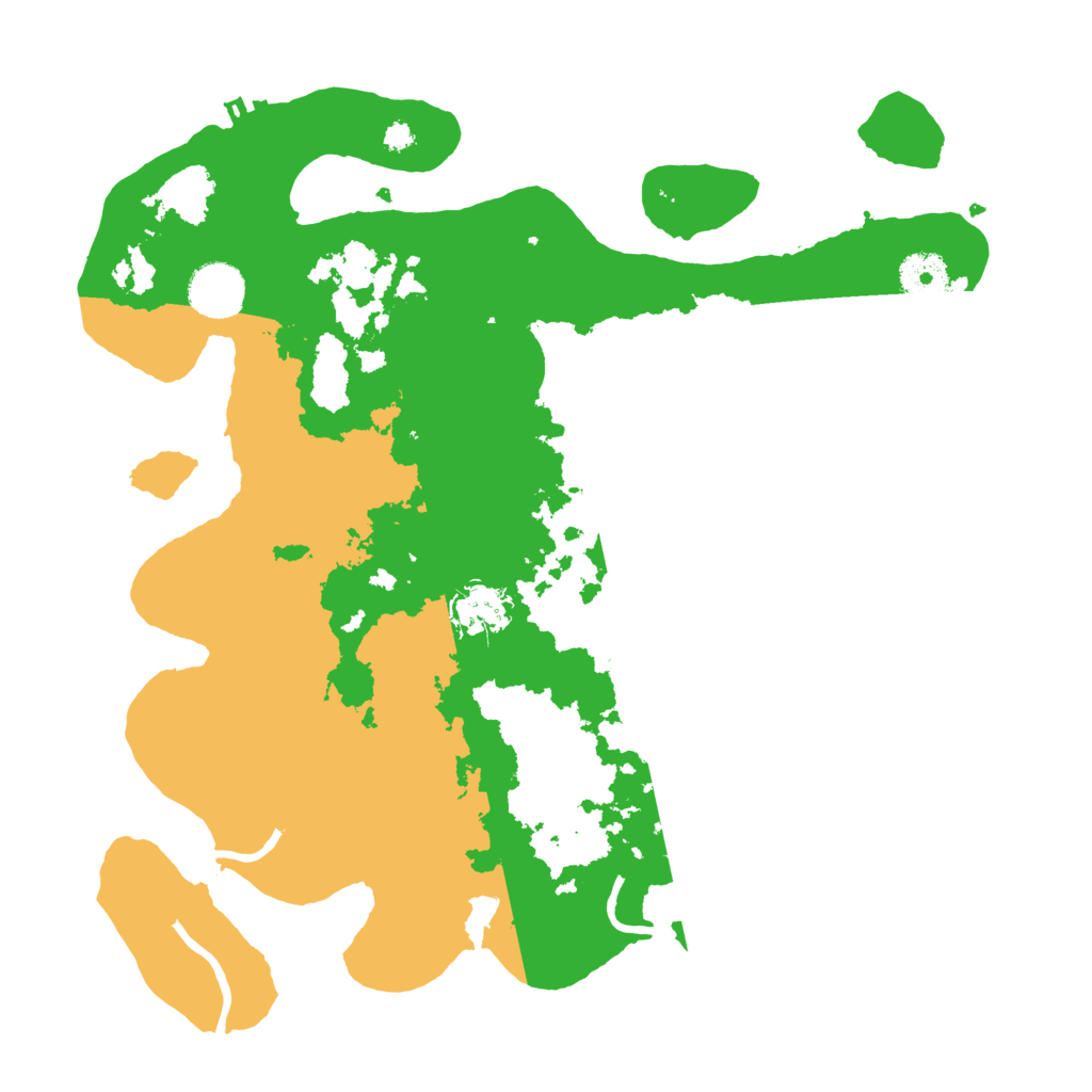 Biome Rust Map: Procedural Map, Size: 3500, Seed: 99387921