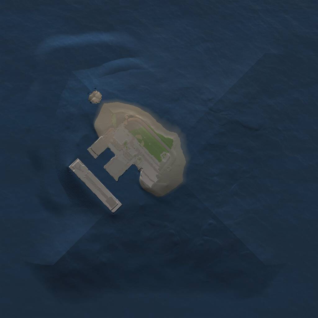 Rust Map: Procedural Map, Size: 1000, Seed: 537609, 2 Monuments