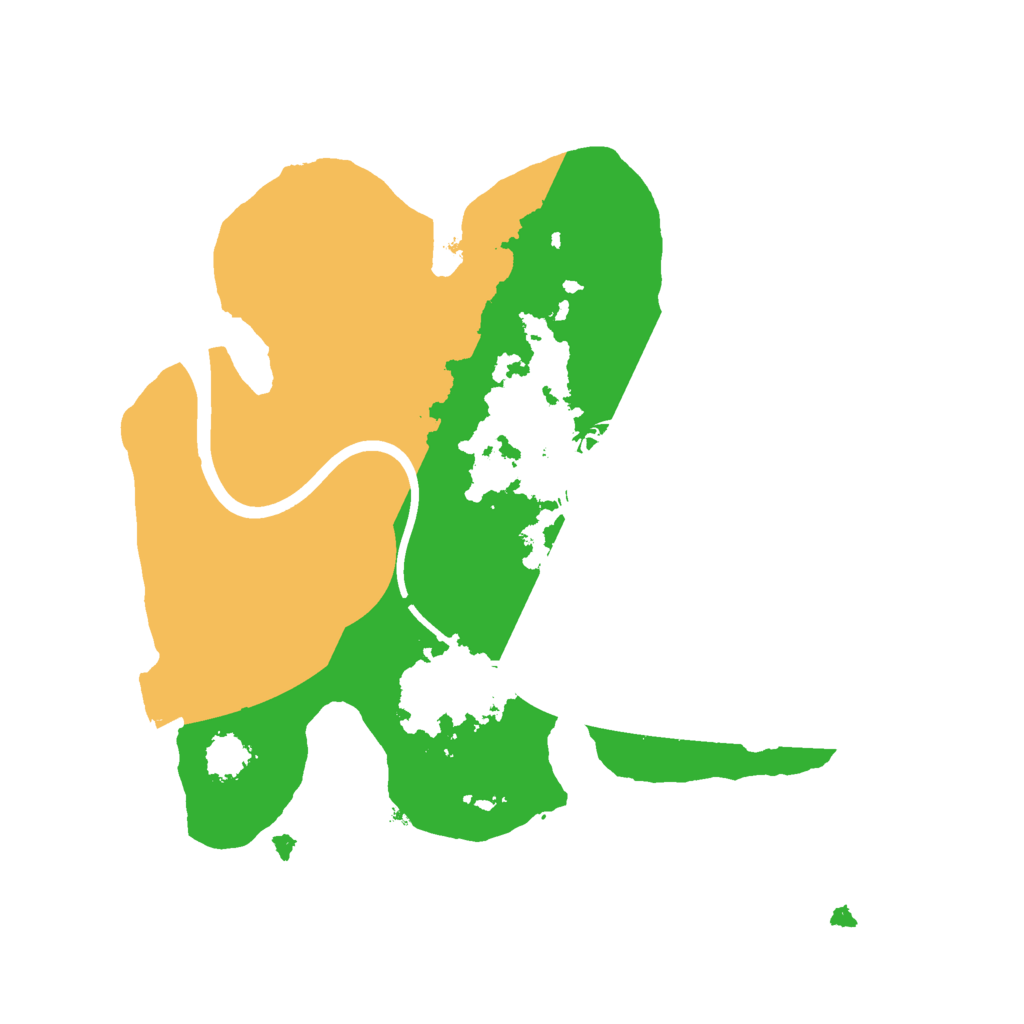 Biome Rust Map: Procedural Map, Size: 2100, Seed: 448929112